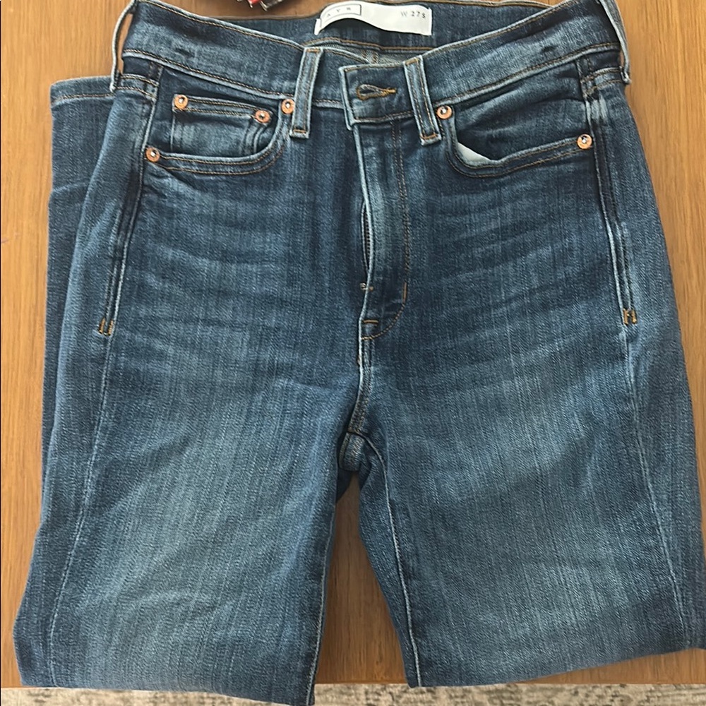 AYR Blue Boot Cut Jeans with Natural Fading